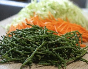 Fermented Samphire with Cabbage & Carrots
