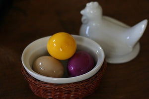 Colorful Easter Eggs with Fermented Brine