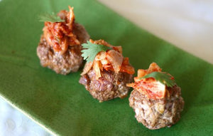 Kimchi Meatballs