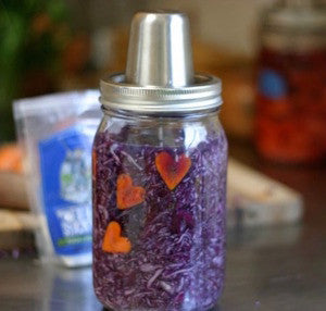 Purple Sauerkraut with Caraway Seeds