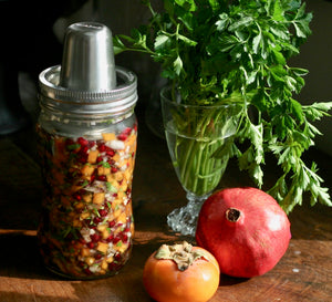 Fermented Persimmons & Pomegranate Relish